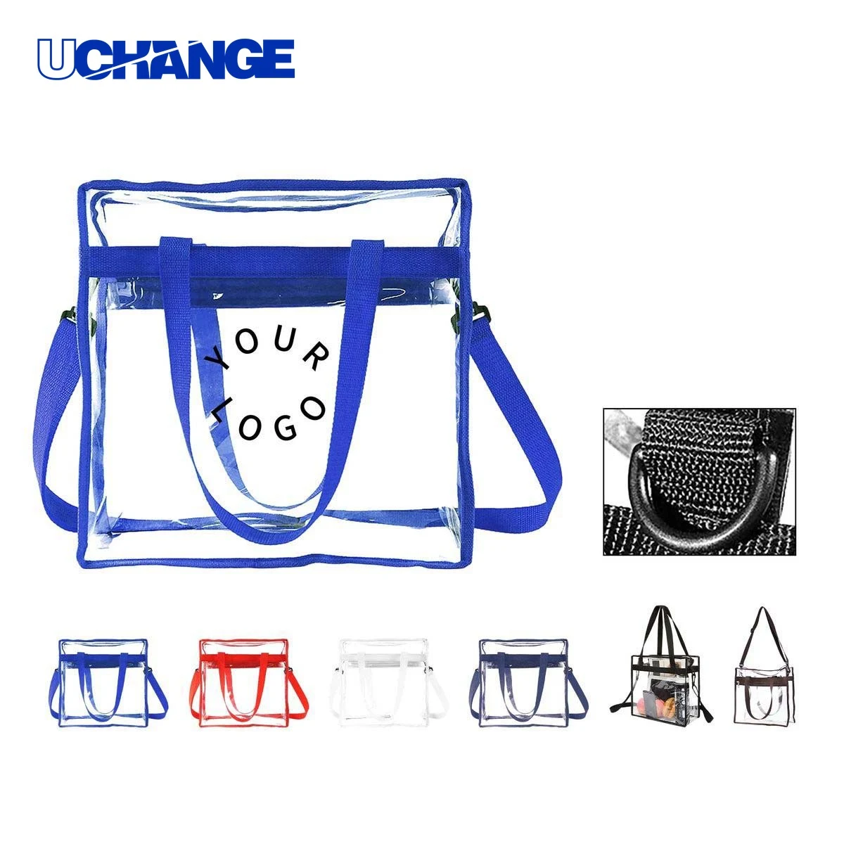 Reusable Transparent Tote Bag Carrier for Outdoor Events 1