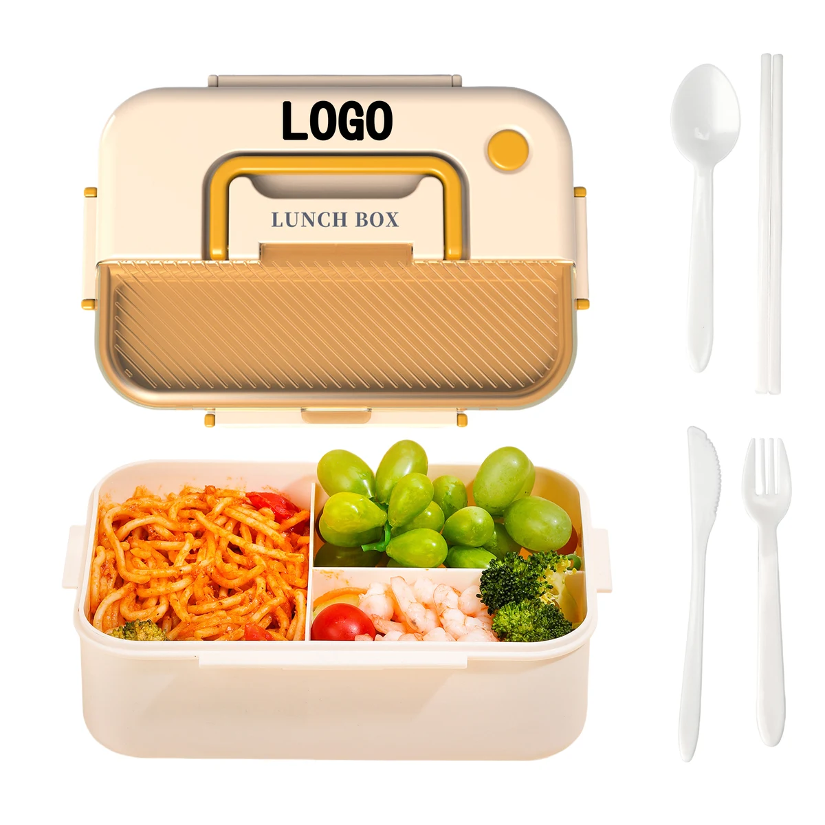 Large Capacity Divider Lunch Box 1