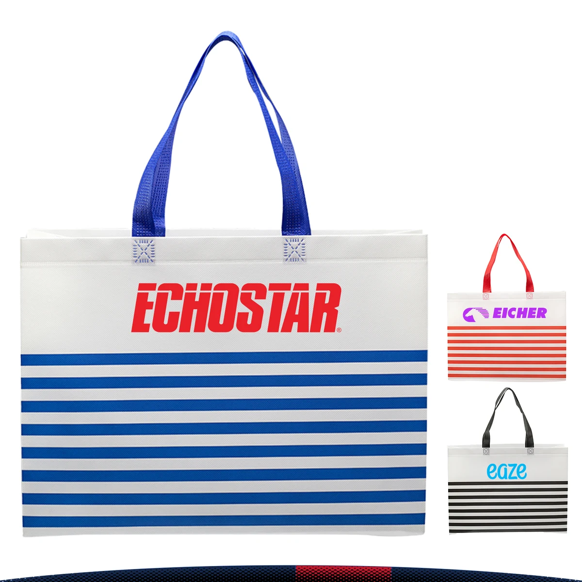 Apanda Striped Tote Bag 1