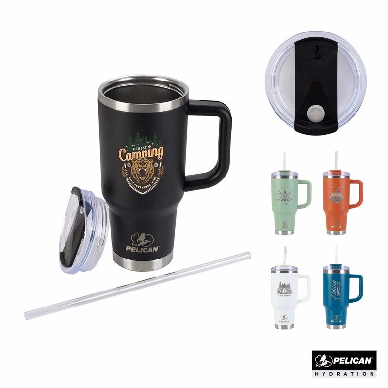 Pelican Porter™ 30 oz. Recycled Double Wall Stainless Steel Travel Tumbler