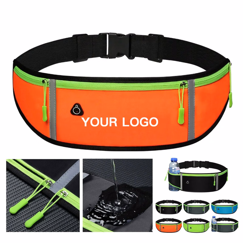 Waterproof Nylon Waist Bag 19 Inch for Outdoor Sports
