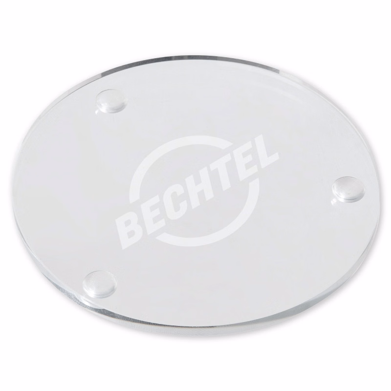 Round Glass Beverage Coaster