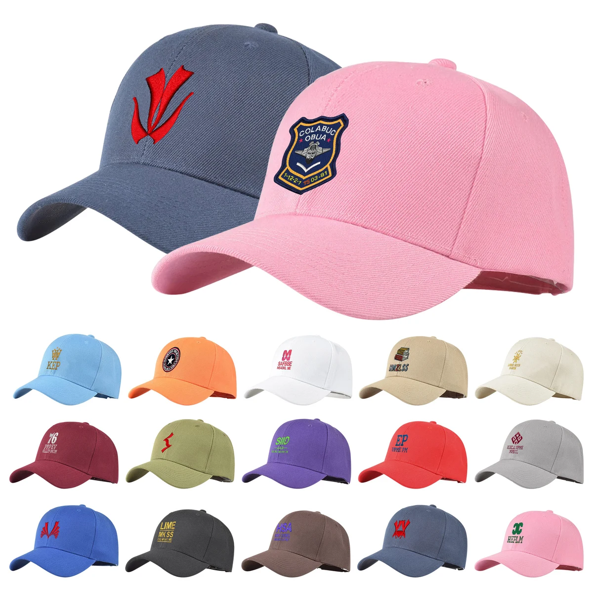 Six-Panel Transfer Printing Baseball Cap 1