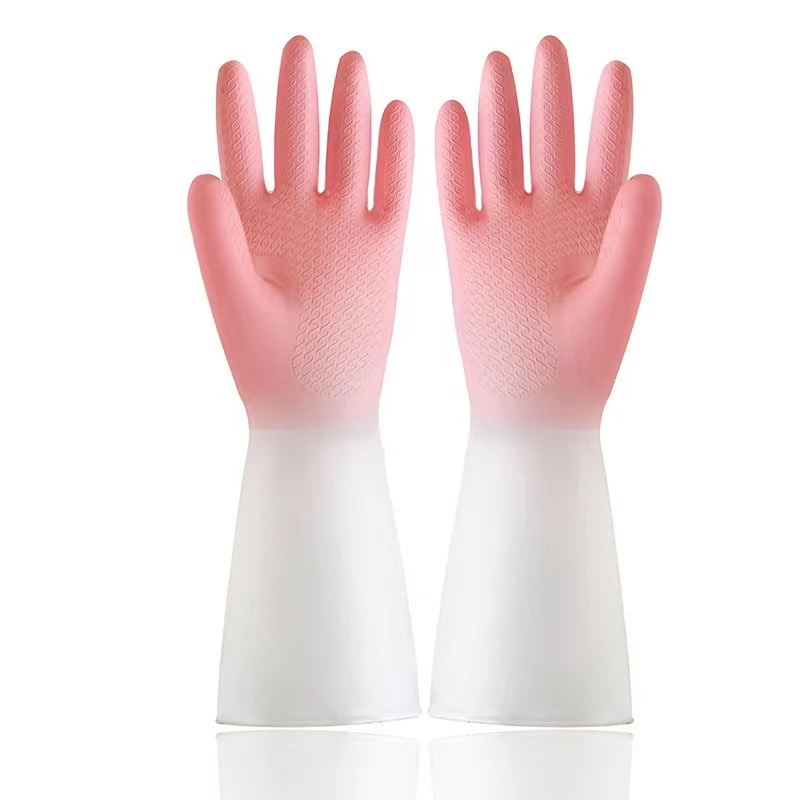 Two Tone Rubber Gloves 1