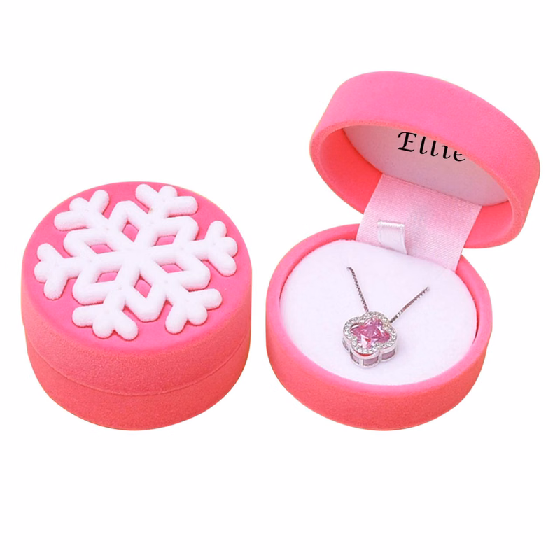 Velvet jewelry gift box