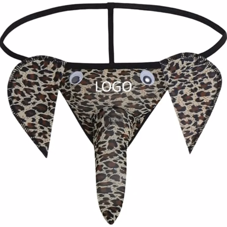 Men's Elephant Print G String Underwear