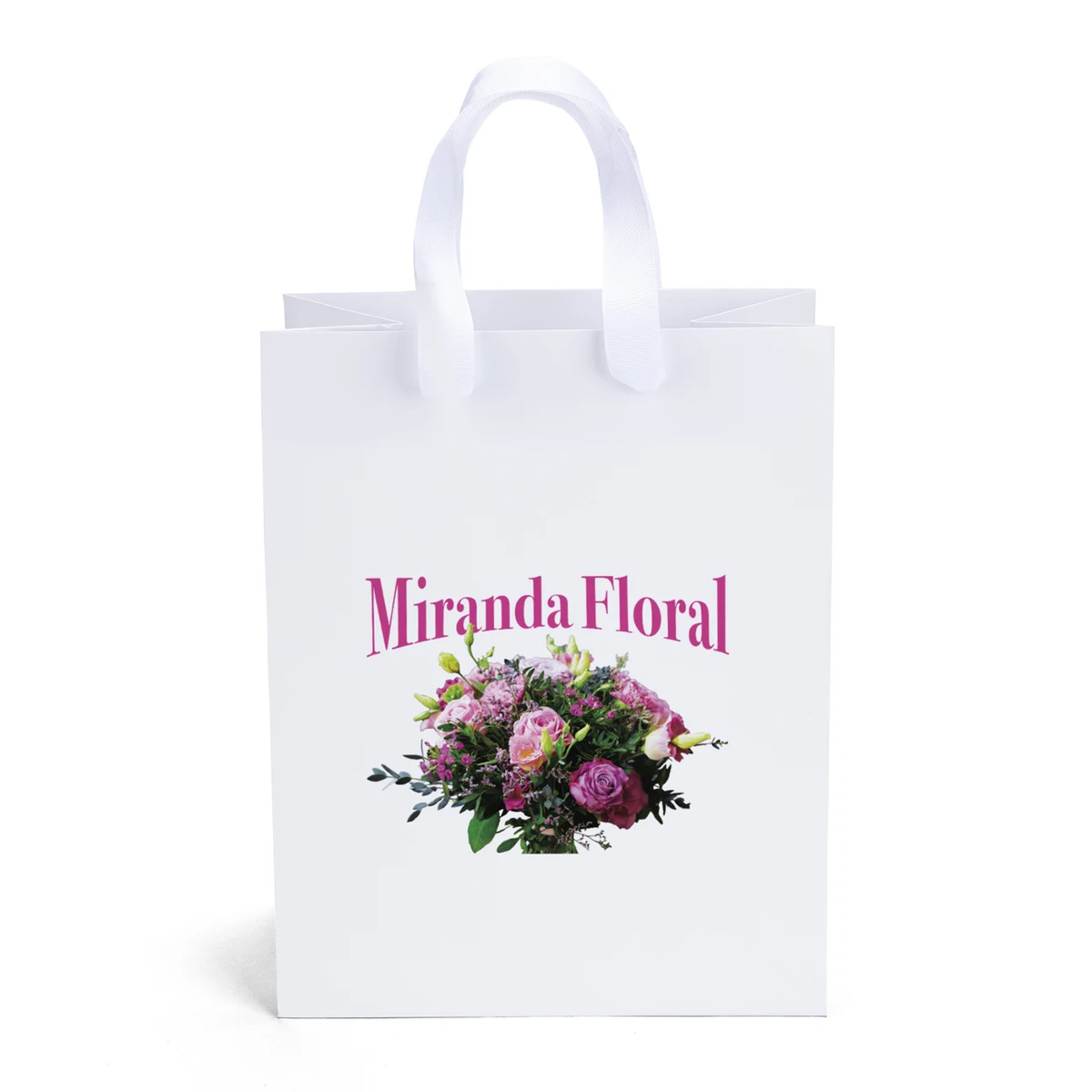 Elizabeth™- Ribbon Handle Matte Eurotote - Dynamic Color 1
