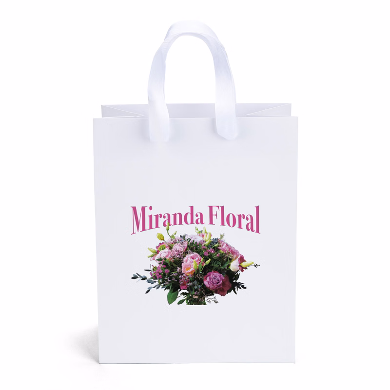 Elizabeth™- Ribbon Handle Matte Eurotote - Dynamic Color