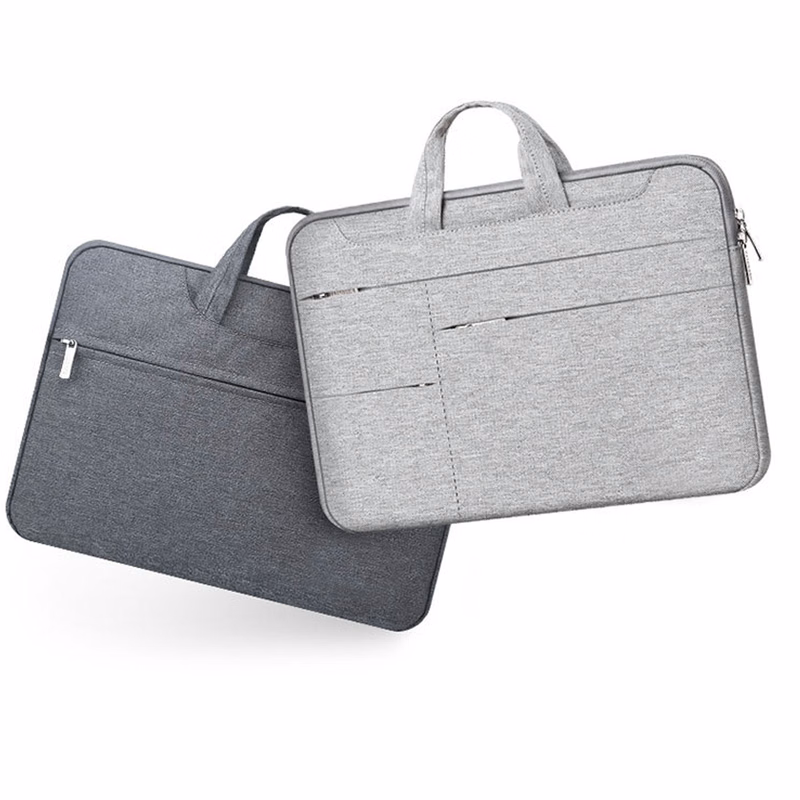 Multi-Pocket Laptop Sleeve Handbag