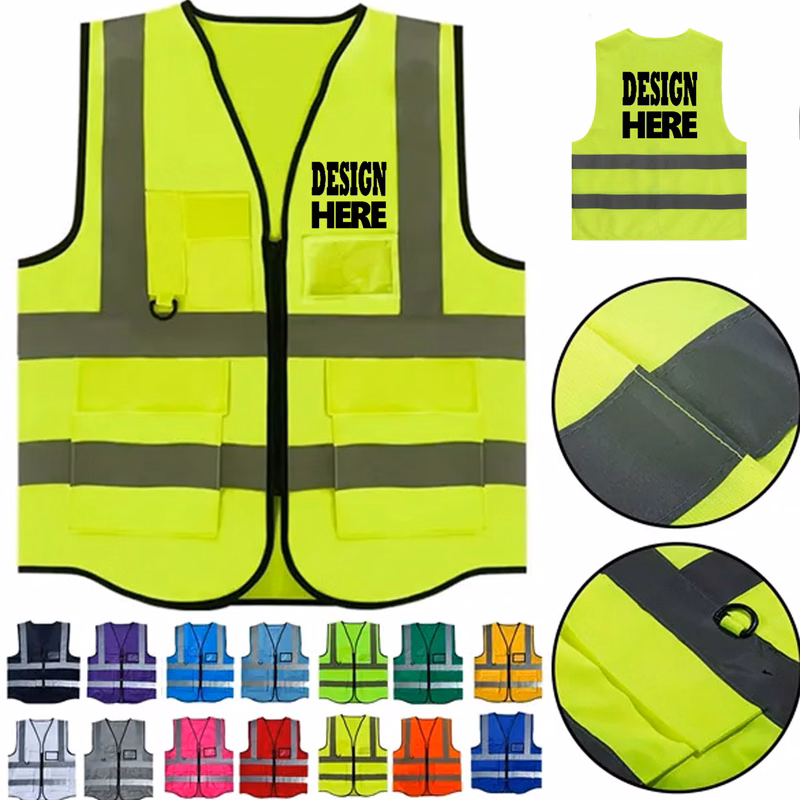 High Visibility Reflective Safety Vest for Work