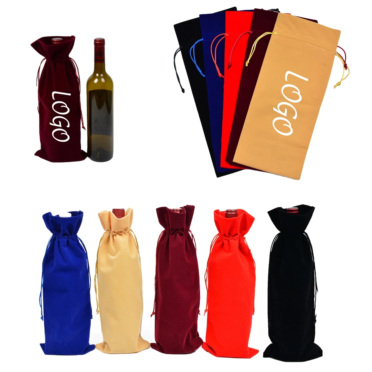 Velvet Wine Bag 1