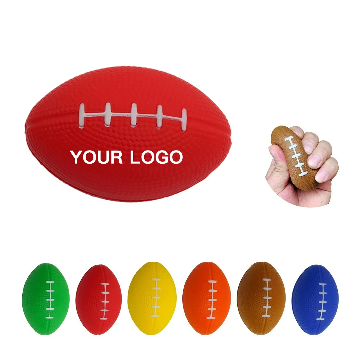 Oval Stress Ball with Reflex Imprint 1