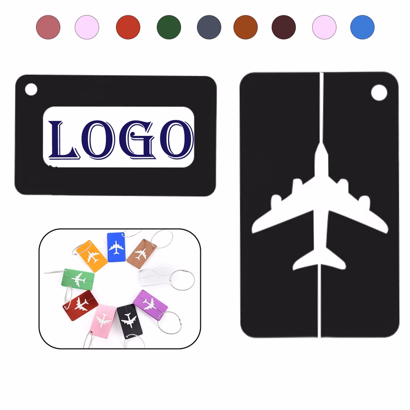 Durable Aluminum Aircraft Luggage Tags