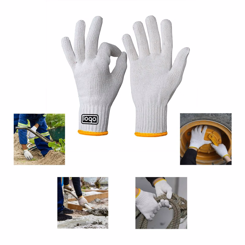 Cotton Worker Safety Gloves