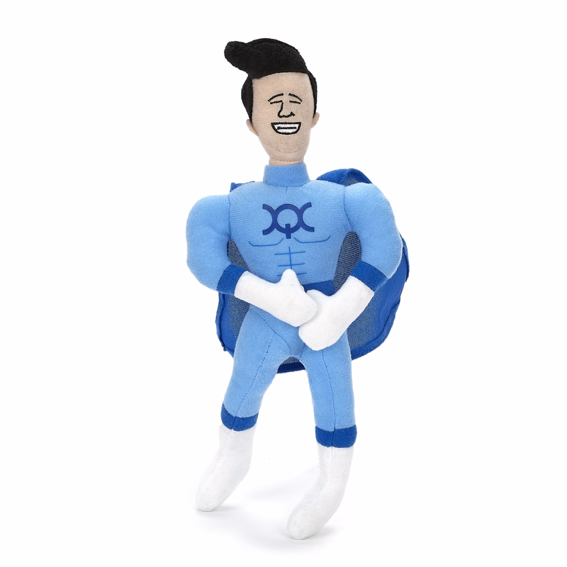 Custom Plush Toy - Blue Superhero
