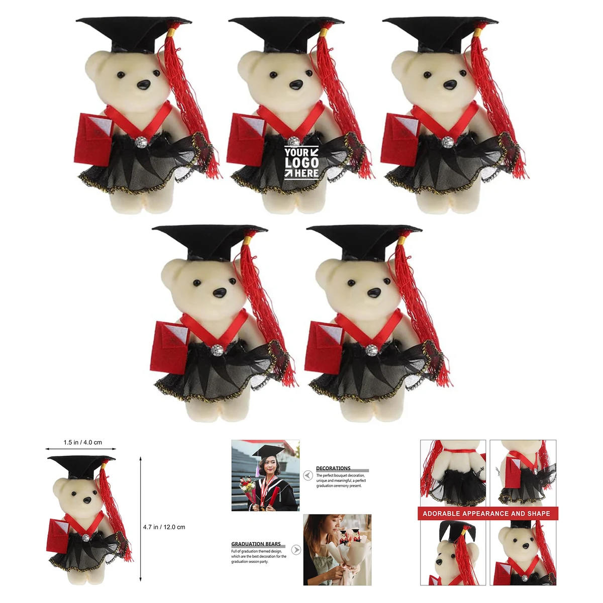 Mini Graduation Bear 1