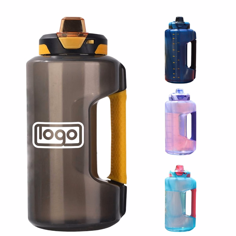 60oz Portable Leakproof Lid Water Bottle w/ Straw