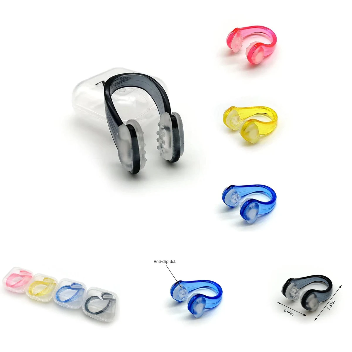Waterproof Anti-Slip Swimming Nose Clips 1