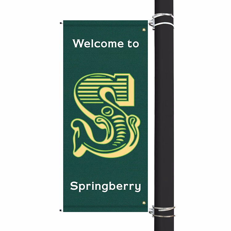 60" x 30" Custom Sunbrella™ Avenue Banner-3 Color Imprint
