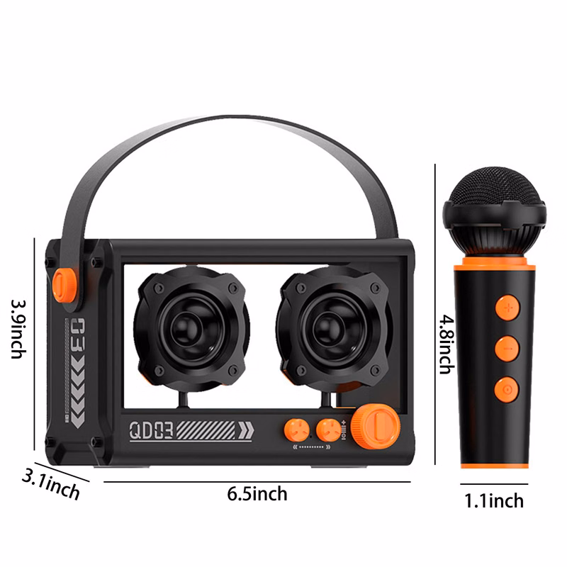 Retro Trend Bluetooth Speaker W/ Microphone