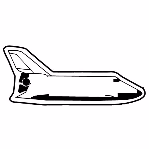 Space Shuttle Key Tag - Spot Color