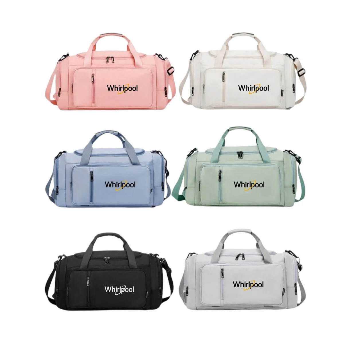 Waterproof Gym Duffle Bag with Shoes Compartment and Wet Pocket 1