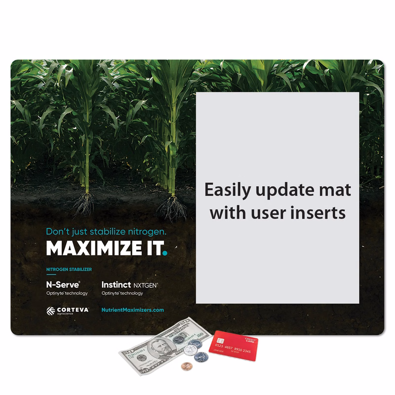 Frame-It Flex Barely There Ultra Thin Window Counter Mat-14"x19"x.020"