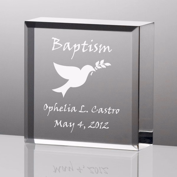 3d Laser Etched Crystal Paperweight