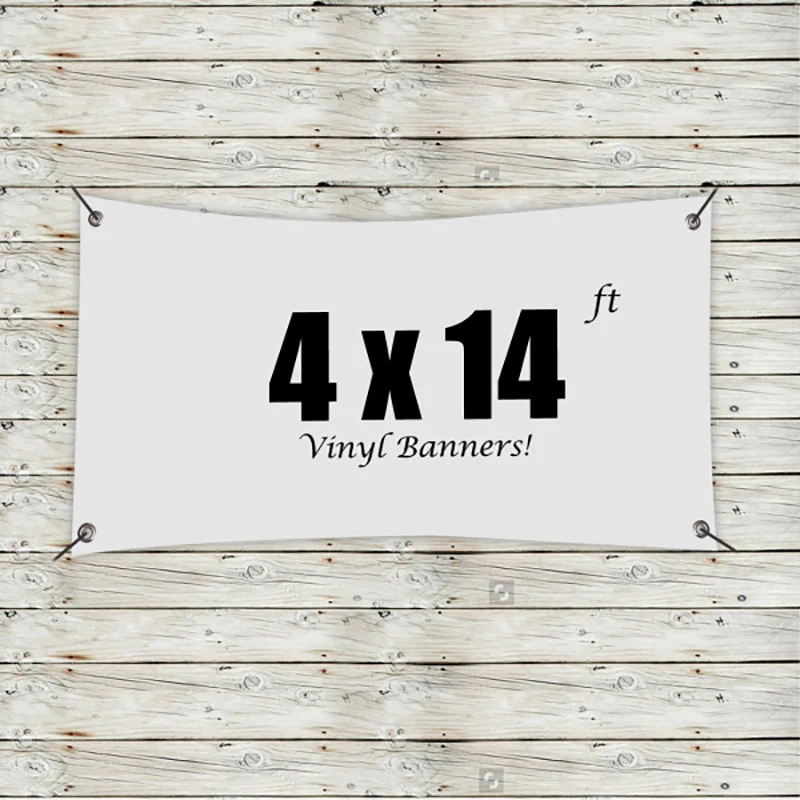 Custom 4' x 14' Vinyl Banners 1