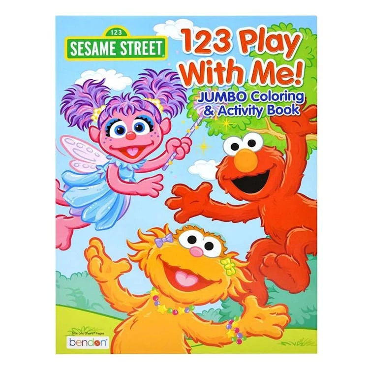 Sesame Street 123 Play With Me! Coloring Book - One Title 1