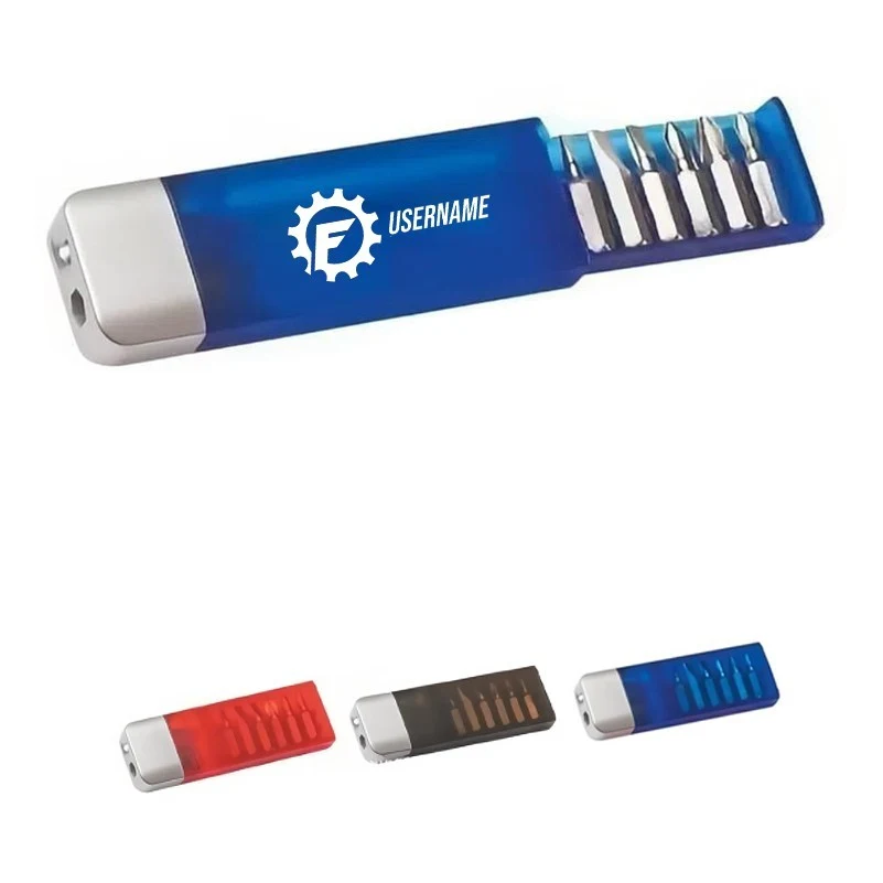 Clip-On Pocket Screwdriver with Flashlight 1