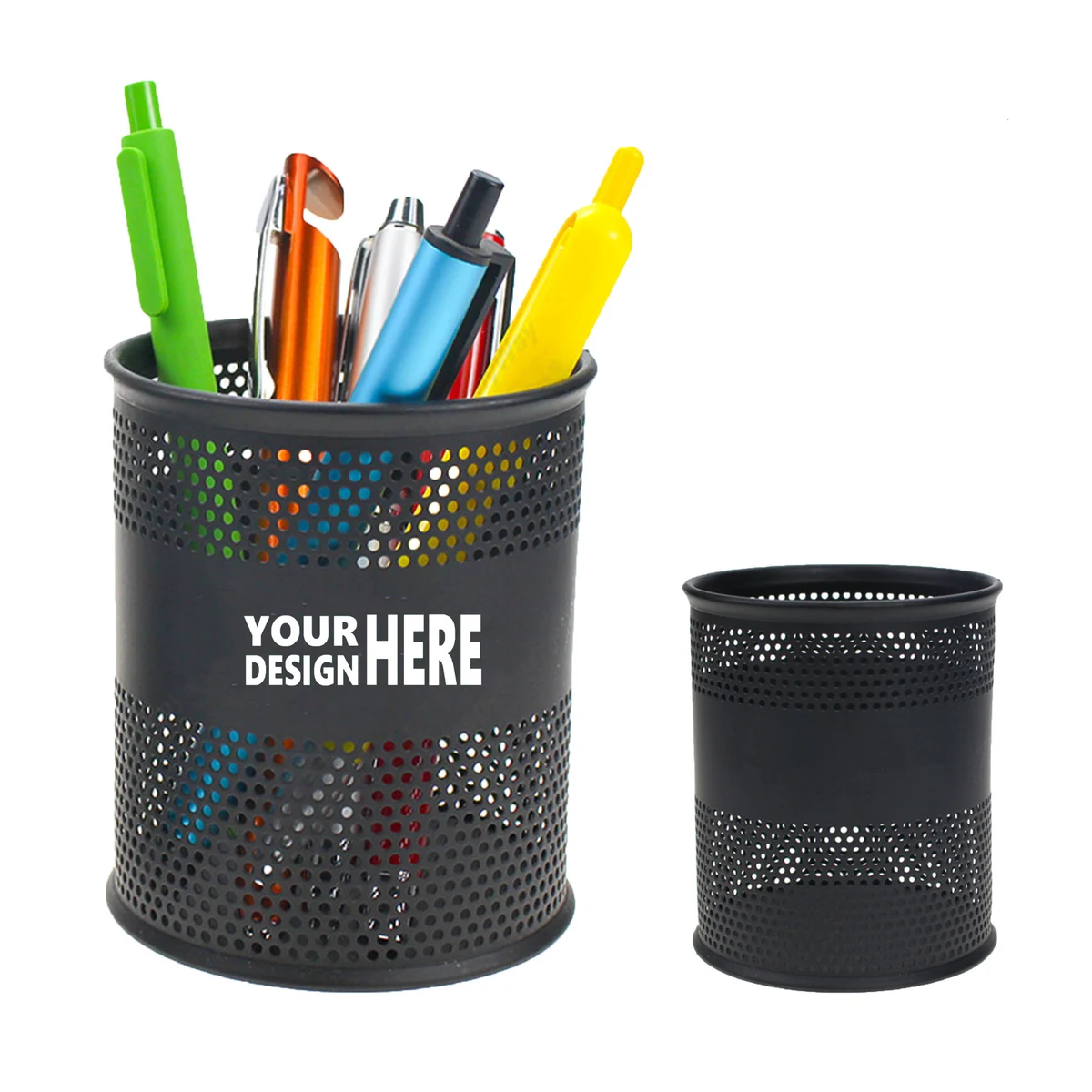 Metal Desktop Pen Cup 1