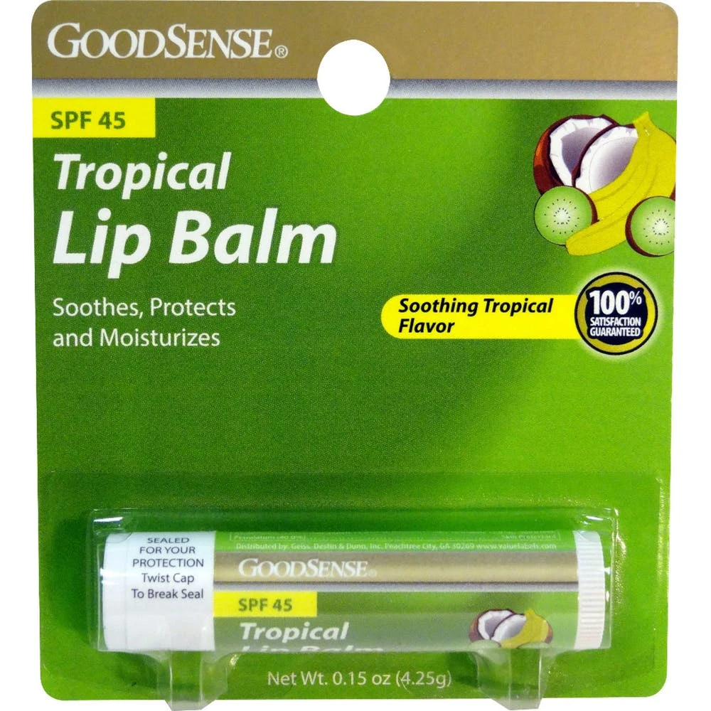 GoodSense Tropical Lip Balm - 0.15 oz SPF 45 1
