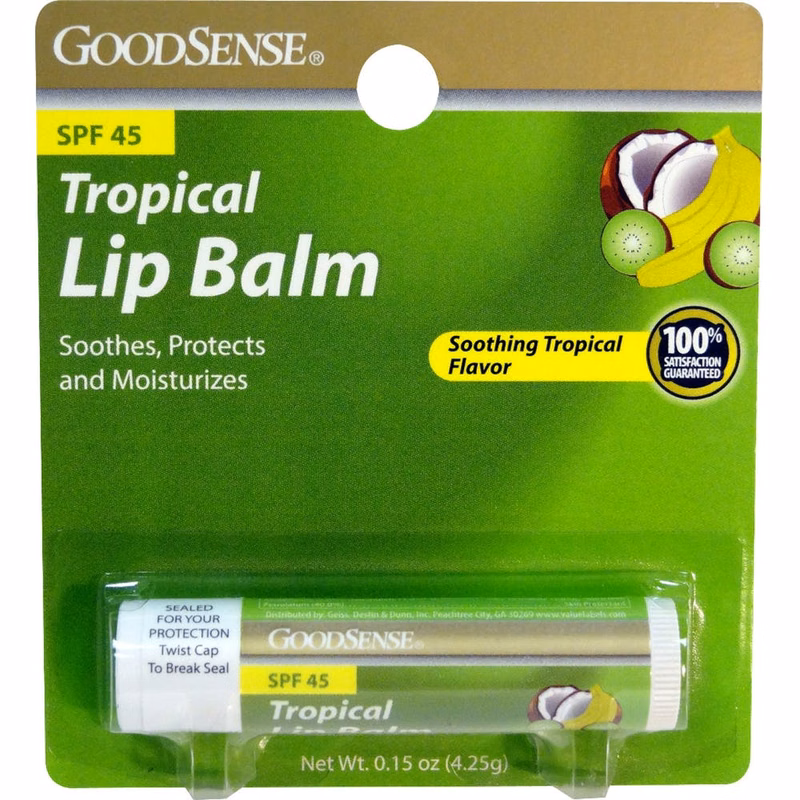GoodSense Tropical Lip Balm - 0.15 oz SPF 45