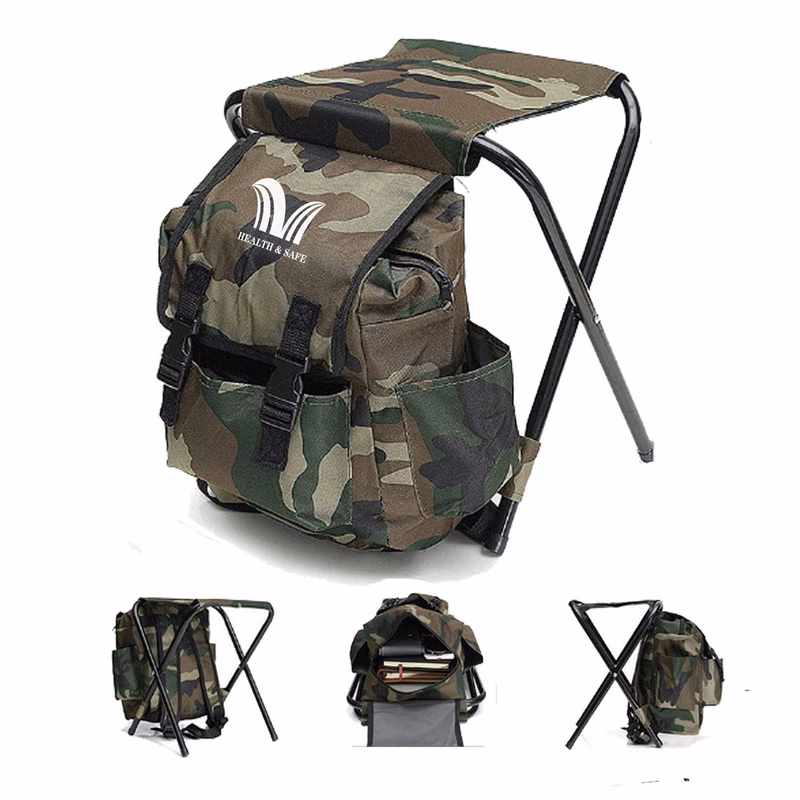 2-in-1 Outdoor Foldable Backpack w/ Chair