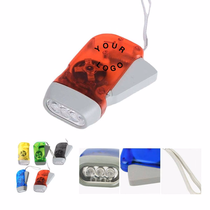 Hand Pressed Mini Flashlight for Camping and Hiking