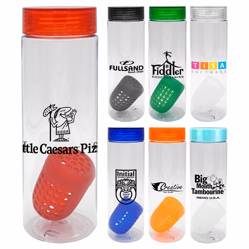 Clear View 24 oz. Bottle With Floating Infuser