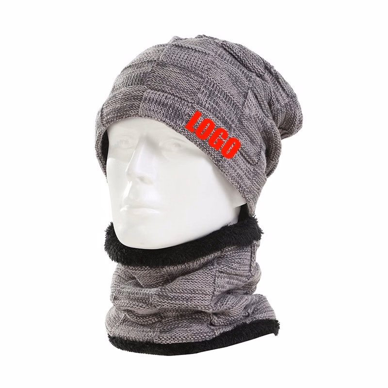 Custom Cold-Weather set contains a scarf a beanie