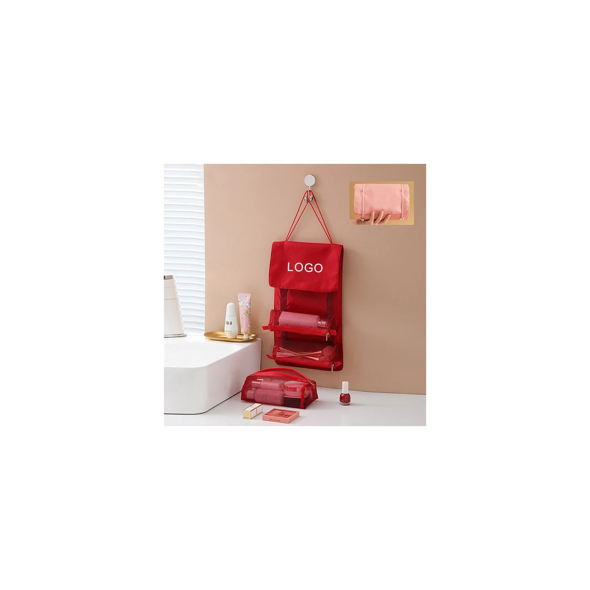 4 In 1 Detachable Large Capacity Toiletry Bag 1