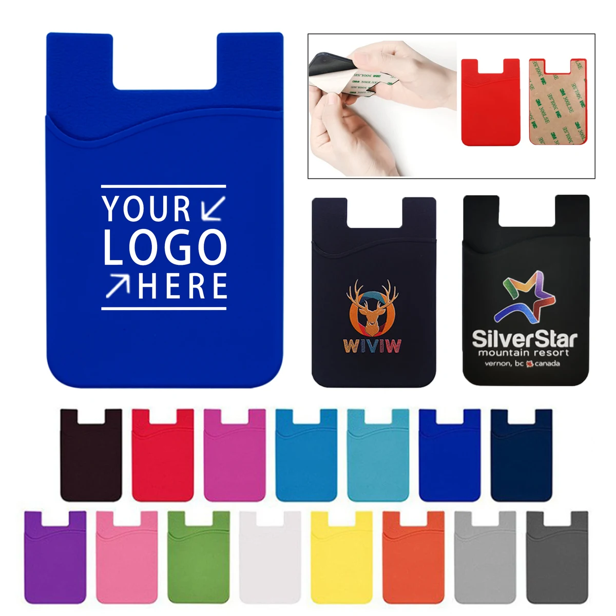 Silicone Phone Wallet With Pocket Holder 1