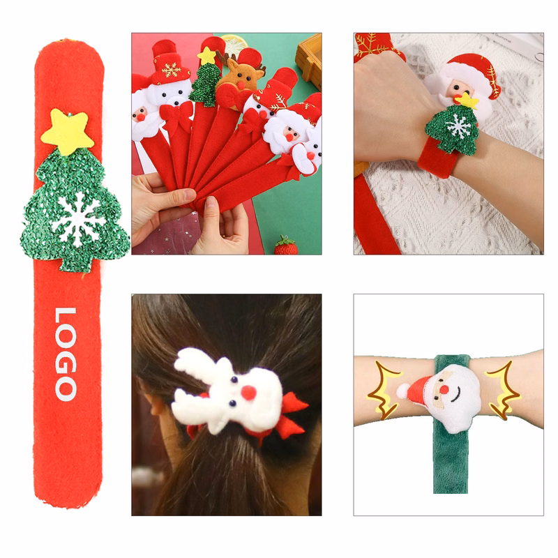 Slap Bracelets Wristbands for Christmas