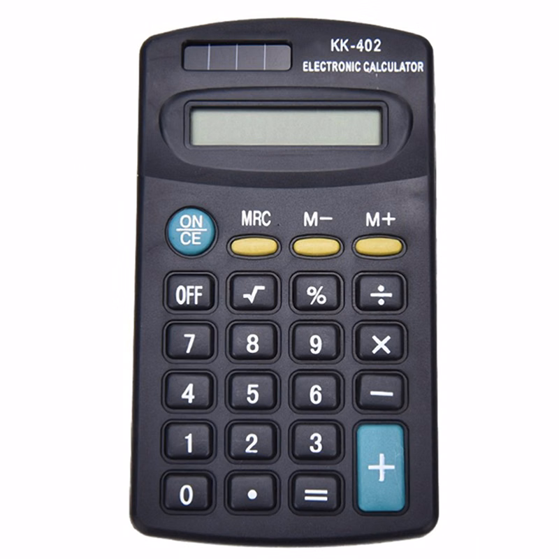 Solar Powered Mini Plastic Calculator