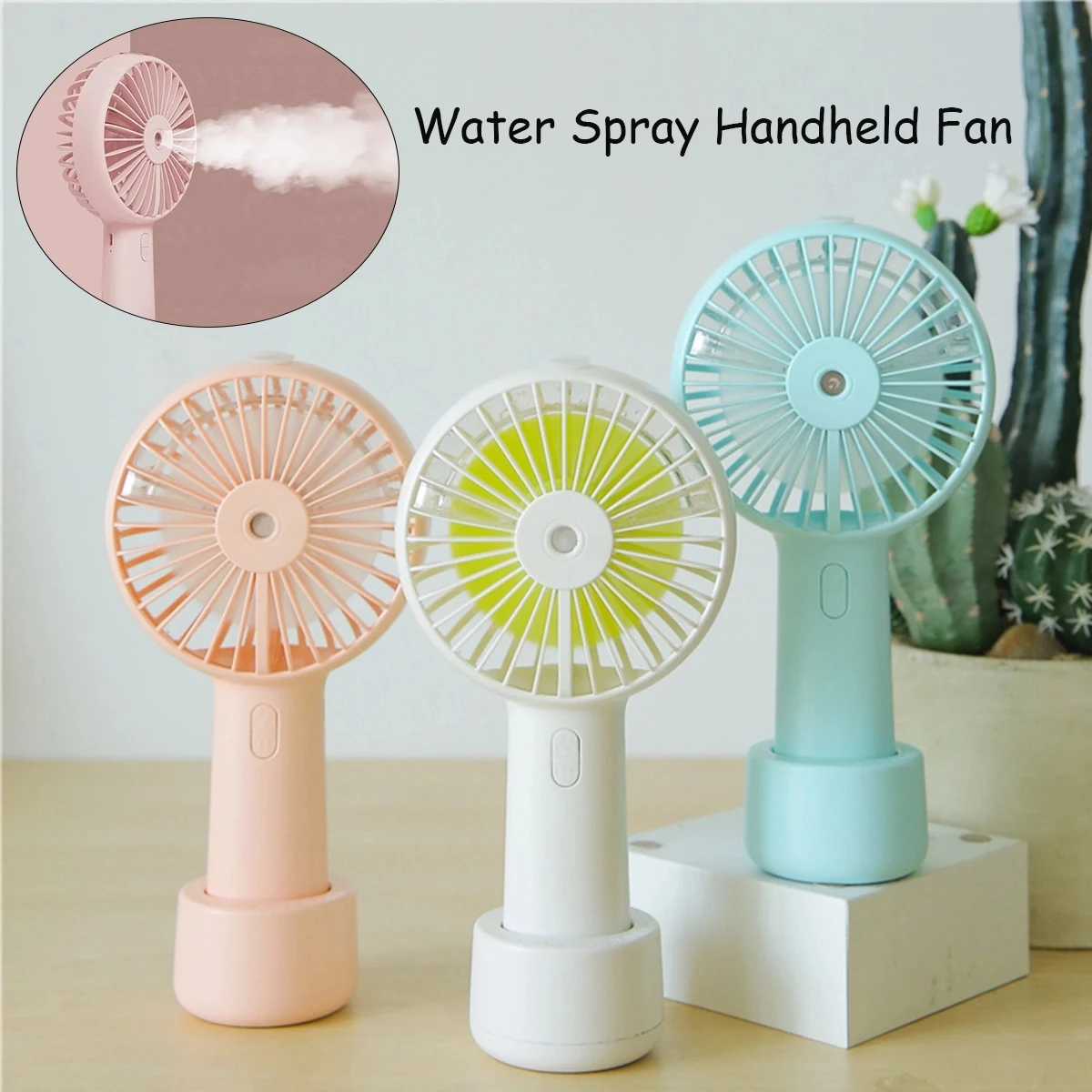 Portable Handheld Water Spray Fan 1