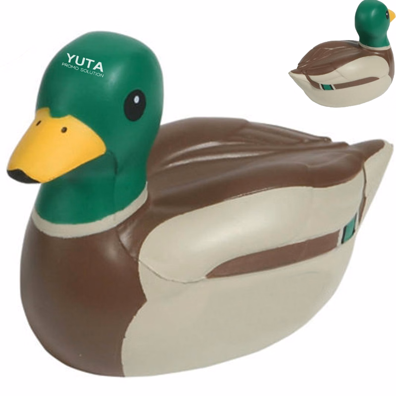 PU Foam Mallard Duck Stress Reliever Toy