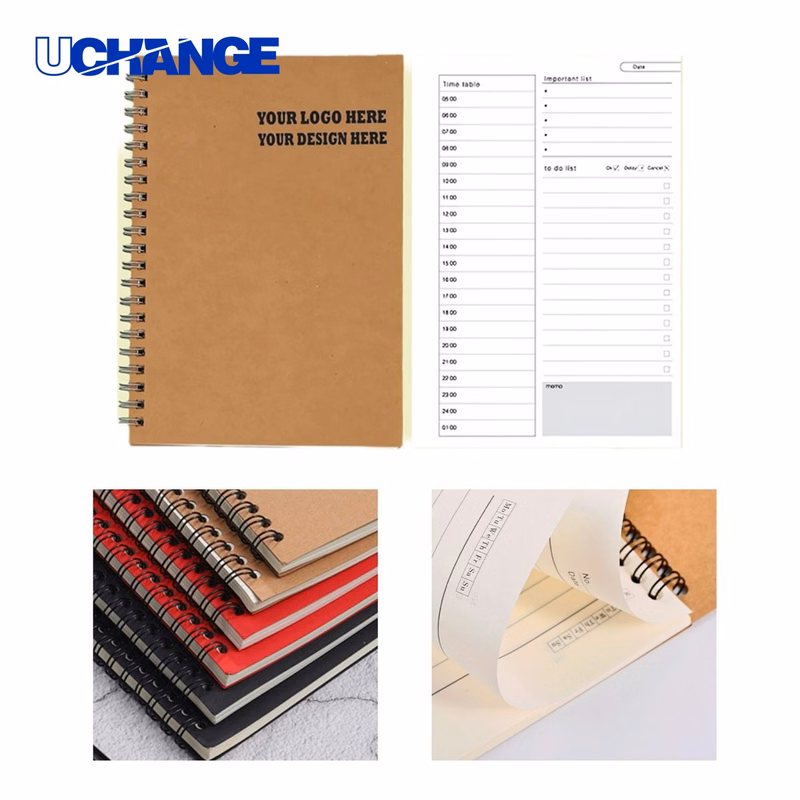 Portable Kraft To-Do List Notebook for Pocket Use