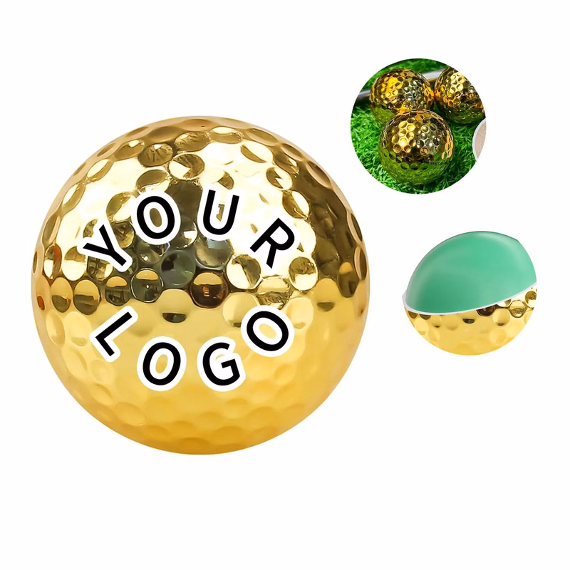 Premium Electroplated Golf Ball for Collectors