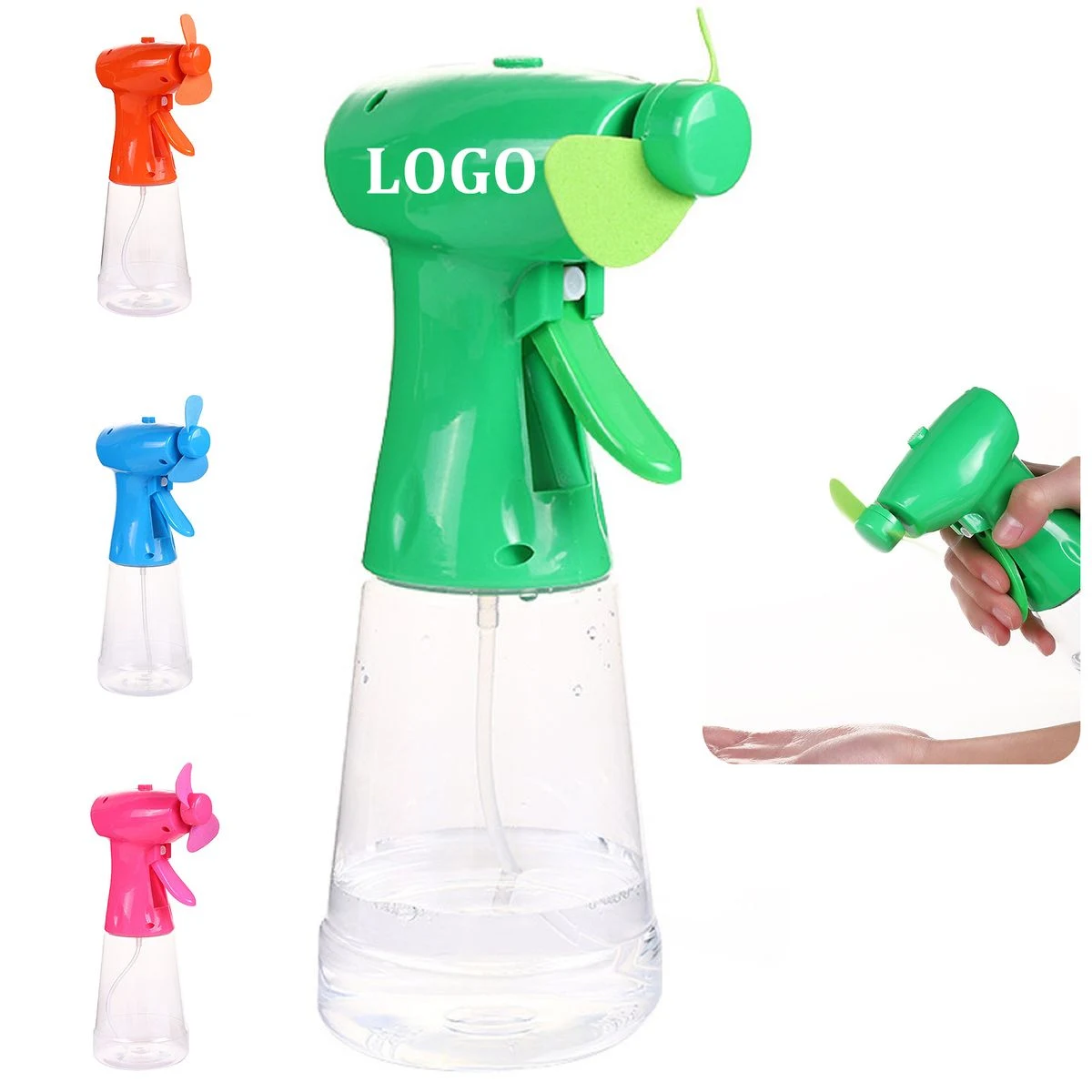 Stay Cool Spray Bottle And Fan 1