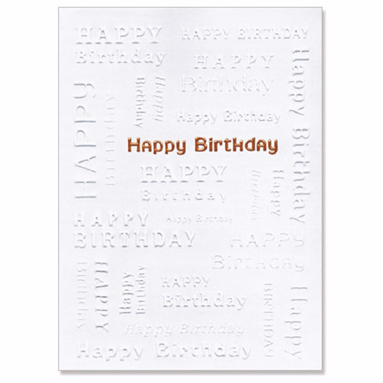 Birthday Words Greeting Card