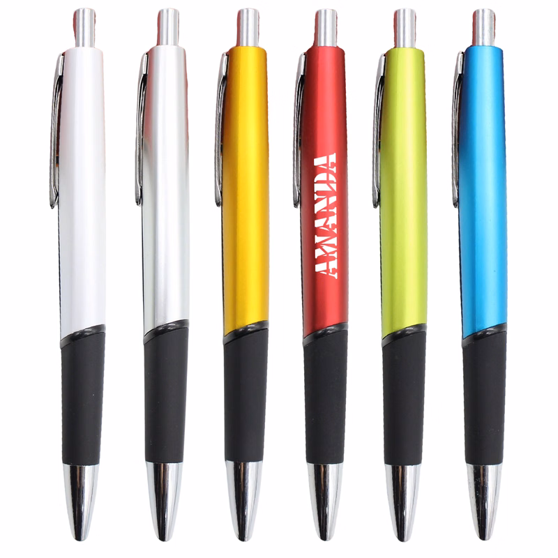 Durable Plastic Push-Button Ballpoint Pen