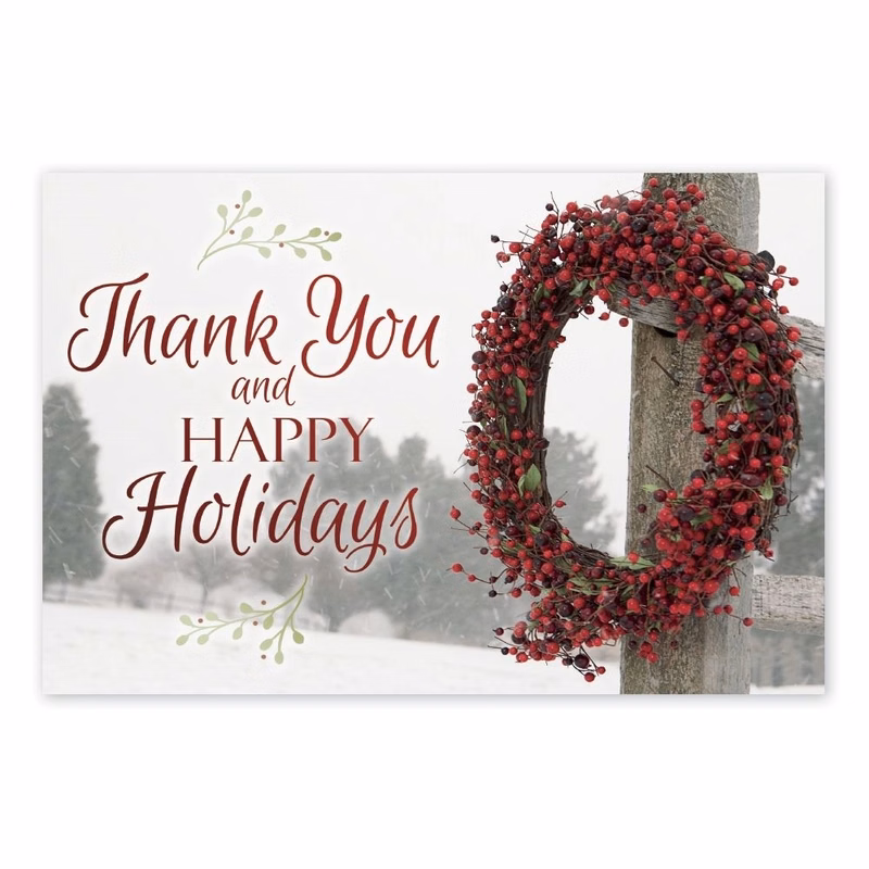 Simply Thankful Holiday Postcards